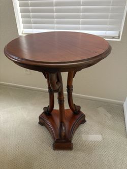 Solid Wood Elegant Side Table