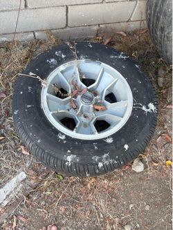 1 tire and rim