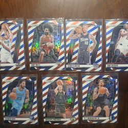 Basketball Base Red & Blue Lot