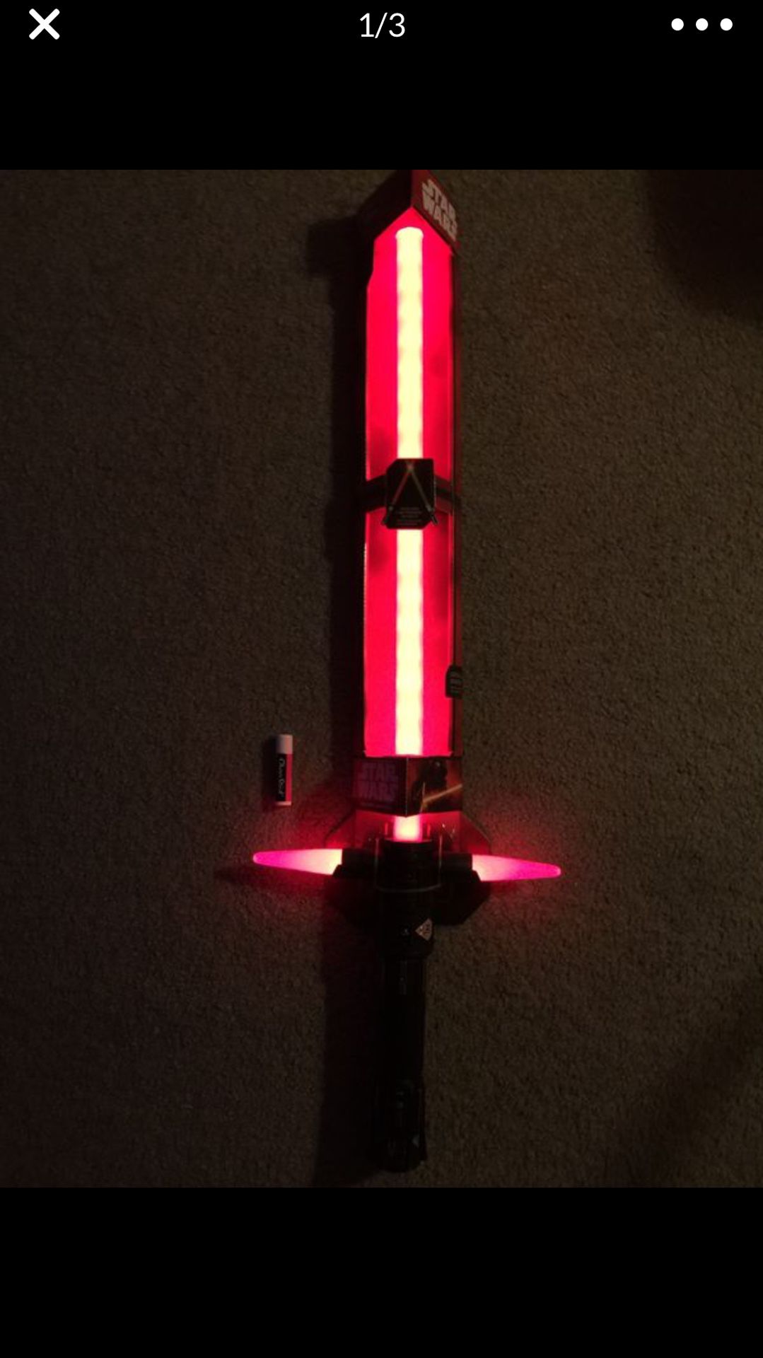 Disney Star Wars Kylo Ren Force Awakens lightsaber