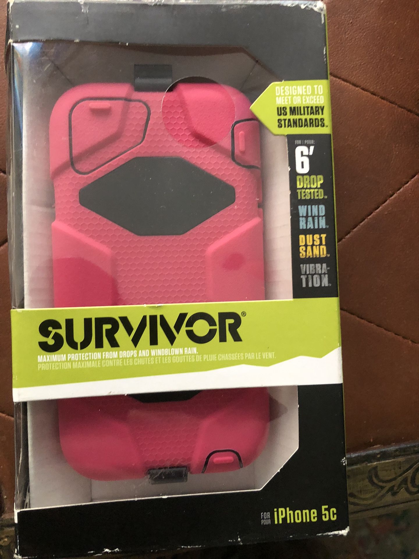 Survivor, phone case, new, pink