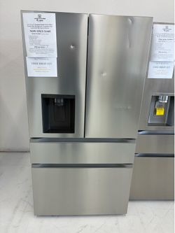 🛻FREE DROP OFF Within 20 Miles on a Standard Depth Stainless Steel MAX 4 Door French Refrigerator