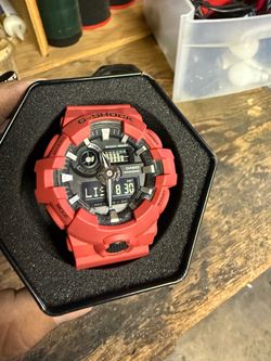 Casio G-Shock Red Ana-Digi Watch