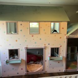 Kids Bunkbed And Playhouse 