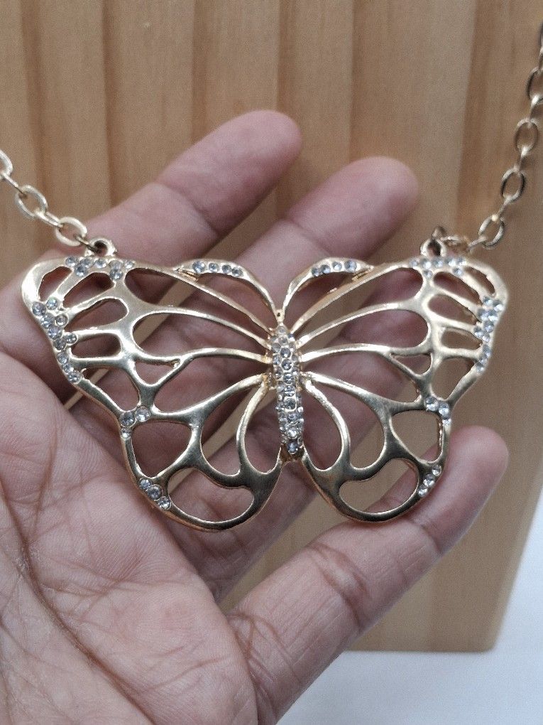 Butterfly Pendant Necklace