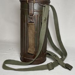 WW2 German Gas Mask Canister