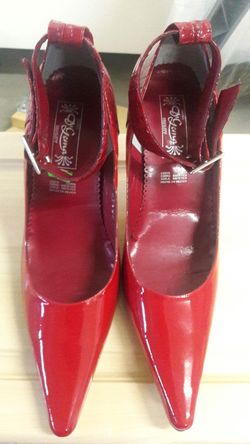 Red Leather Heels