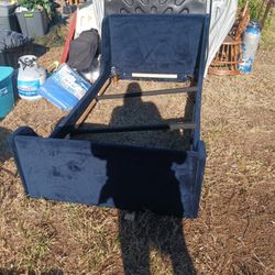 Furniture Twin Bed Frame Suede $20 Suede Ottman $40
