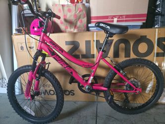 BCA 20 inch Crossfire Girl's Mountain Bike Pink 6 speed