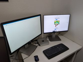 Dell 27” 4K + 24” UltraSharp IPS Monitor Bundle – Adjustable Stands