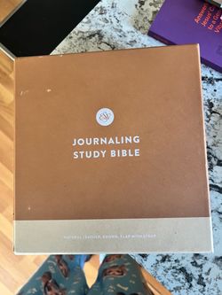 ESV Journaling Study Bible Natural Leather Brown