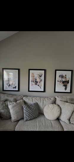 Abstract Wall Framed Pictures