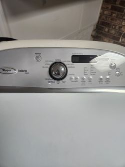 White Whirlpool Cabrio Dryer