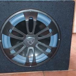 Rockville 12in Subwoofer in Box with Upgraded Amp
