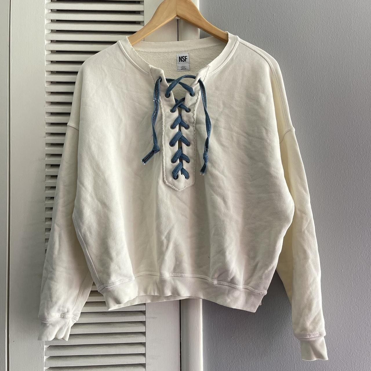NSF Terry Lace Up Pullover
