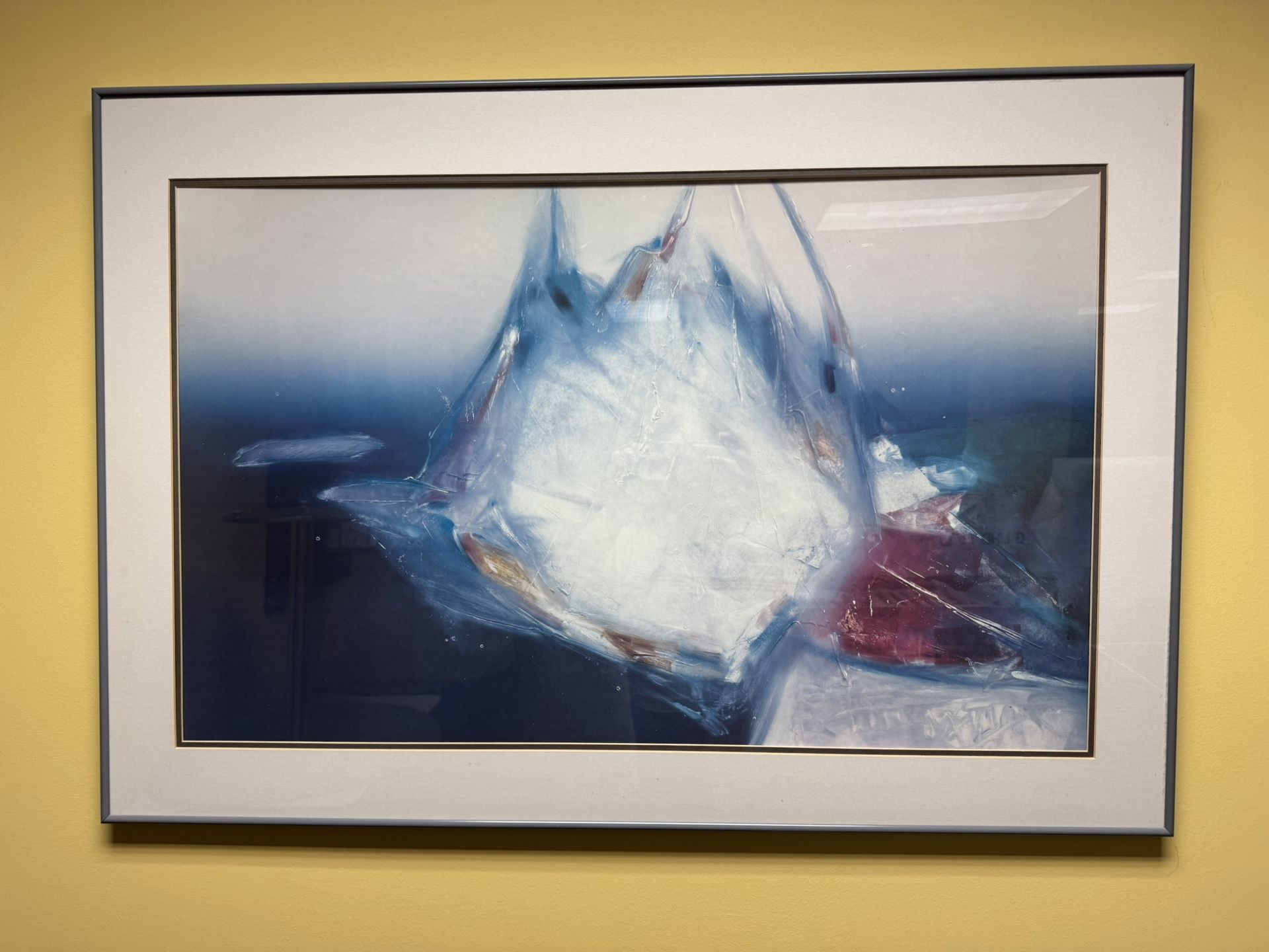 Large Framed Abstract Art Print
