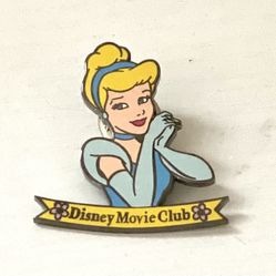 Vintage Cinderella Disney Movie Club Pin