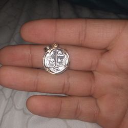 ATOCHA Silver Coin Pendant