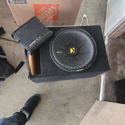 Kicker Speacker With Amp Combo
