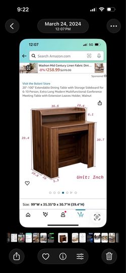 Extendable dinning table and dinning chairs