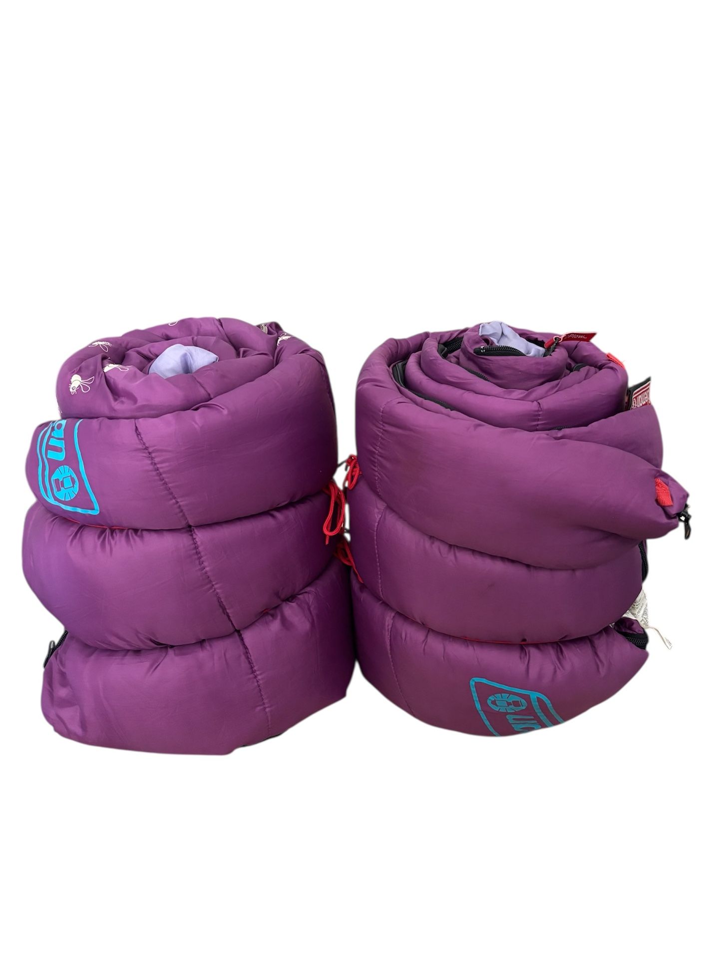 Coleman Youth Glow-In-The Dark Sleeping Bag, Purple $30 ea or 2 for $50