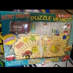 Vintage Puzzle Vehicles Toy
