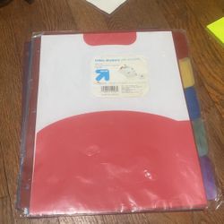 Index dividers with Pockets