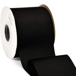 3” Satin   Ribbon Roll - 25 Yards for Gift Wrapping / Multi purpose, Black