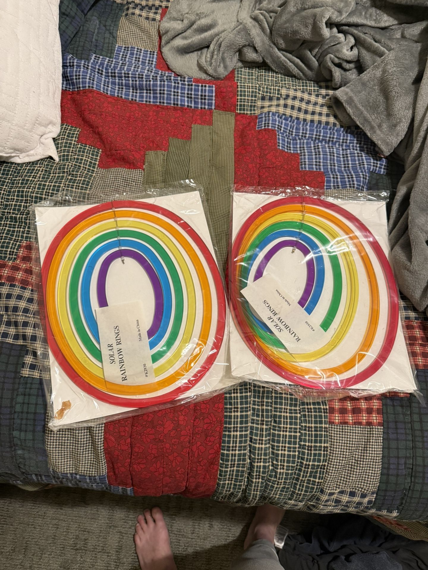 Solar Rainbow Rings 