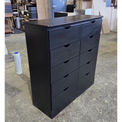 10 drawers dresser with rails / Ten drawers dresser with rails