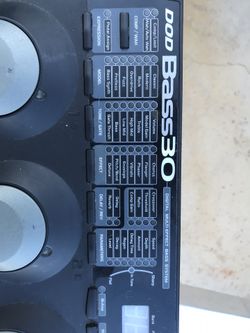 Bass effects DoD no power cord
