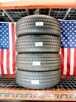 ✅ 4 Used Tires P275/65R18 GOODYEAR WRANGLER SR-A ALL SEASON 275/65R18 TRUCK/SUV TOURING 275 65 18 HIGH TREADS