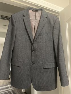 Men’s Grey/Blue Tweed Blazer Size M/L 