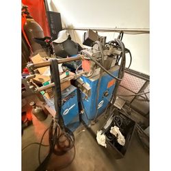 Miller MPS-10 Resistance Spot Welder 10kVA 230V Single Phase 9500A w/ Tongs