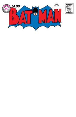 Batman #127 Facsimile Edition Cover B Blank Variant