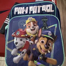 Paw Patrol PAWSOME Puppies!  10'' Insulated Zippered Lunch Bag Tote 