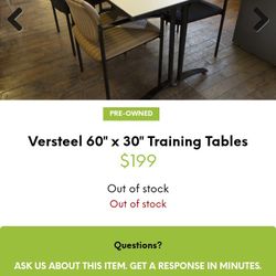 Versteel Folding Table