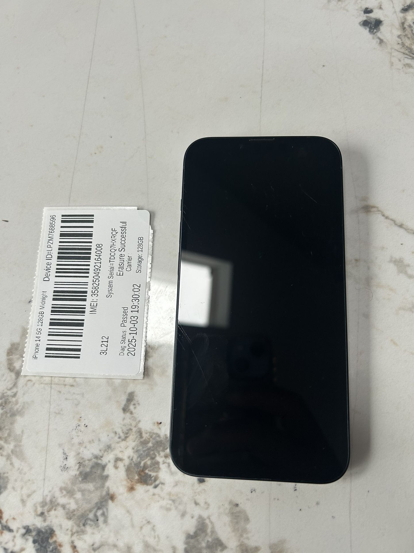 iPhone 14 128GB Midnight US reseller flex US reseller flex(unlocked , will first activate to any US carrier then locked to that carrier and can’t guar