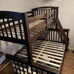 Twin And Full Bunk Bed With Steps
