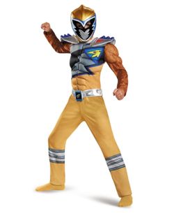 Gold Ranger Dino Costume - Medium (8-10)
