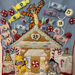 Vintage Winnie The Pooh Christmas Advent Calendar 