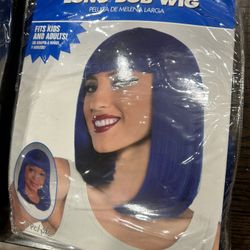 Blue Wig 