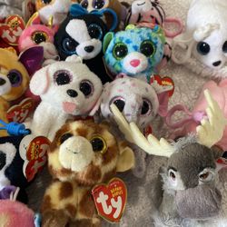 Collection Of 27 Keychains By ‘Ty’