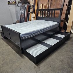 Queen bed and mattress