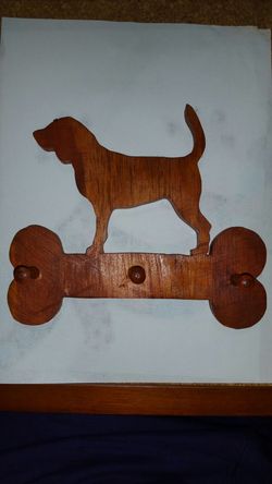 Handmade Wooden Leash or Keyholder
