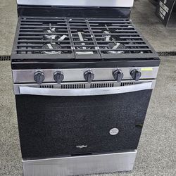 Brand New Gas Range With Air Fryer Convection Self Cleaning 