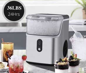 Nugget Ice Maker 36Lbs/24H Countertop