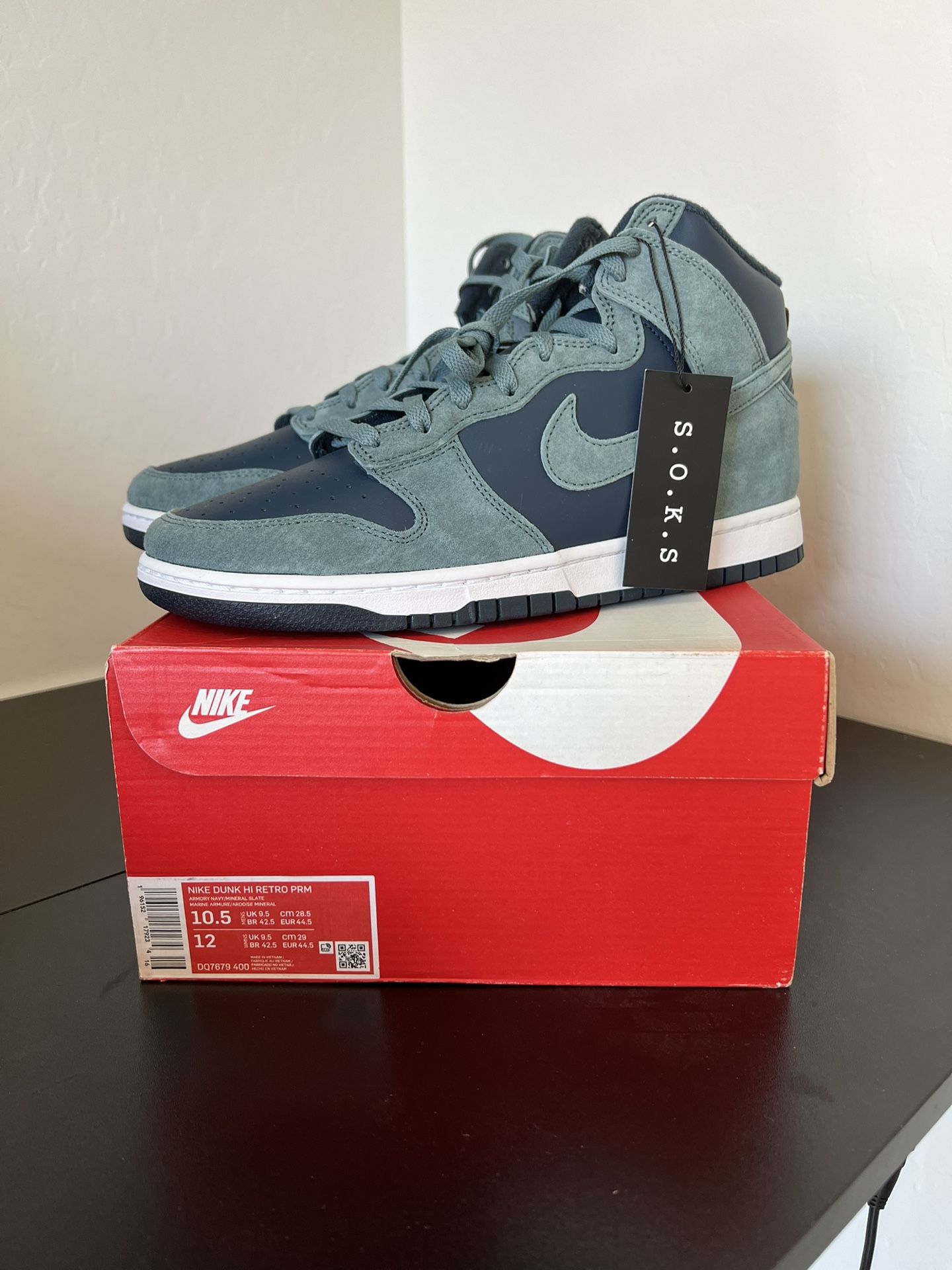 Nike Dunk High Retro ARMORY NAVY DQ7679-400ナイキ ダンク ハイ 