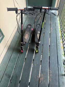 Dos Patinetas Seminuevas En 35 Dolares Por Las Dos Patinetas No Tienen El Cargador 