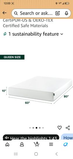 New! 10" Queen Mattress